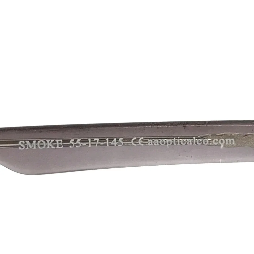 New Globe Eyeglasses Frames M434 SMOKE Gray Rectangle Full Rim 55-17-145